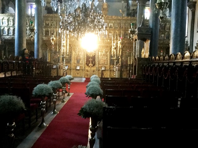 У церкві Св. Георгія Побідоносця